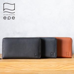 財布 長財布 epe メンズ ラウンドファスナー ブランド 小銭入れ 本革 レザー 大容量 薄い ファスナー 30代 40代 50代 ロングウォレット epe004