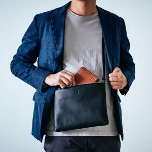 サコッシュ ショルダーバッグ メンズ 本革 レ...の詳細画像1