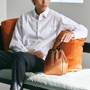 epe 巾着バッグ レザー 巾着 バッグ ポー...の詳細画像1