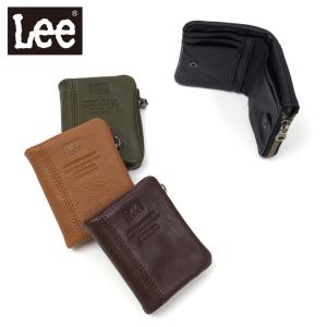 Lee 二つ折り財布 縦型 リー 二つ折り 折り財布 メンズ レディース 本革 牛革 革 レザー ウォレット コンパクト 小さい ギフト プレゼント 320-2111