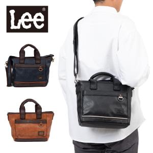 Lee リー ショルダーバッグ 2WAY トートバッグ メンズ レディース ミニトートバッグ ブランド 合皮 ショルダーバック 斜め掛けバッグ 320-3156