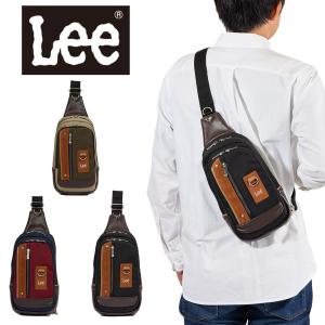 Lee リー ボディバッグ メンズ ブランド 小さめ かっこいい ワンショルダー ショルダーバッグ ボディーバッグ ボディバック 斜め掛けバッグ