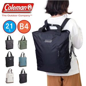 コールマン リュック トートバッグ 2WAY Coleman 2ウェイバックパックトート 21L B4 A4 リュックトート トートリュック 2WAYトート