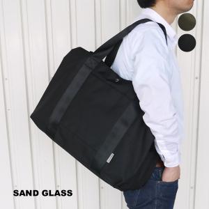 トートバッグ メンズ 軽い 大容量 ビジネス 撥水 pc対応 大容量 ビジネスバッグ 大きめ SAND GLASS サンドグラス 3G15｜kaban-soko