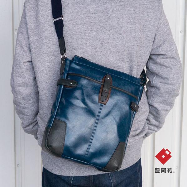 ショルダーバッグ メンズ ブランド 豊岡鞄 日本製 b5 iPad 縦型 メンズショルダー 斜めかけ...