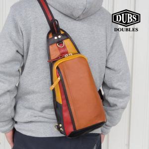 ボディバッグ メンズ 50代 40代 60代 革 ブランド 本革 レザー DOUBLES バッグ ボディーバック ダブルス かばん 斜めかけバック YIX-1401