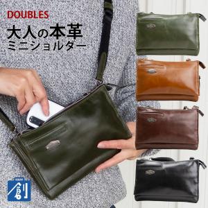 ショルダーバッグ メンズ 小さめ 革 本革 レザー コンパクト 40代 50代 長財布 スマホ ショルダー ブランド Doubles ダブルス n 7175 かばん創庫 通販 Yahoo ショッピング