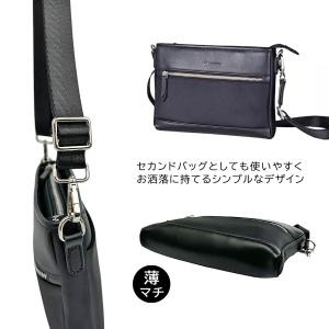 ショルダーバッグ メンズ 小さい 横型 斜めが...の詳細画像4