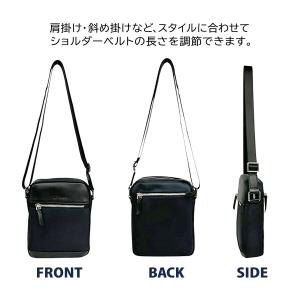 ショルダーバッグ メンズ 小さい 縦型 ユーピ...の詳細画像3
