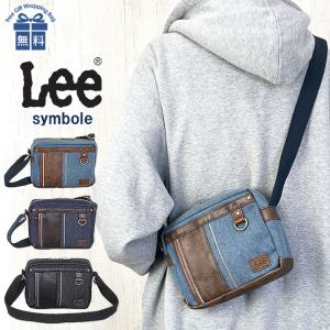 ショルダーバッグ ブランド 320-3264 Lee リー symbole ミニショルダー おしゃれ かっこいい 斜め掛け おすすめ 男性 プレゼント デニム 撥水 ポシェット 人気｜kabanism