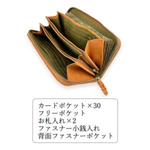 長財布 レディース 本革 ラウンドファスナー ...の詳細画像2