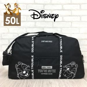 ボストンバッグ 修学旅行 女子 51212 Chip'n Dale チップ＆デール チップとデール トラベルボストンバッグ 50L 2WAY レディース かわいい 旅行 3泊 4泊