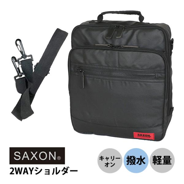ショルダーバッグ メンズ 小さめ たて型 B5 5183 SAXON サクソン 2way ミニ 斜め...