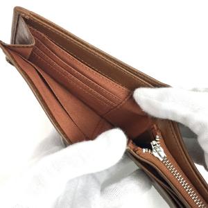 二つ折り財布 メンズ 本革 ブランド 61r6...の詳細画像4