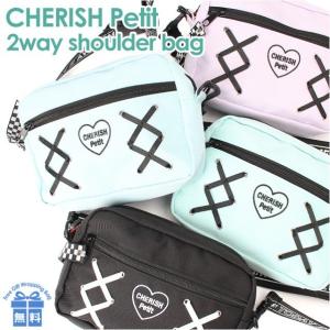 ショルダーバッグ 女の子 ljk-511 CHERISH Petit チェリッシュペティット あみあげテープロゴシリーズ 斜めがけバッグ 2WAY