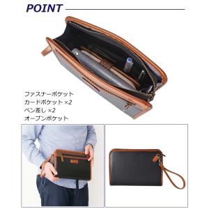 セカンドバッグ メンズ おしゃれ 50代 60...の詳細画像2