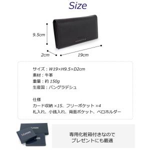 メンズ長財布 メンズ財布 男性 二つ折り長財布...の詳細画像5