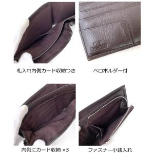 折り財布 2つ折り メンズ 財布 黒 おしゃれ...の詳細画像3