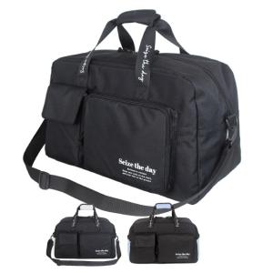 ボストンバッグ 修学旅行 中学 おしゃれ 1泊 2泊 小学校 ボストンバック 林間学校 バッグ 宿泊 Garland ツーポケット 2wayボストン 45L dtp-573