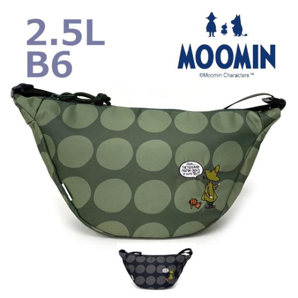 ムーミン ショルダーバッグ レディース 斜めがけバッグ ショルダーバック ドット柄 MOOMIN 舟...