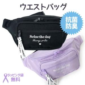 ボディバッグ キッズ 女子 斜めがけバッグ ワンショルダー おしゃれ 子供 ウエストポーチ 紫色 黒 抗菌 防臭 Pop Parlor クリアネーム ウエストバッグ Wsq 632 Wtj 632 かばんmart 通販 Yahoo ショッピング