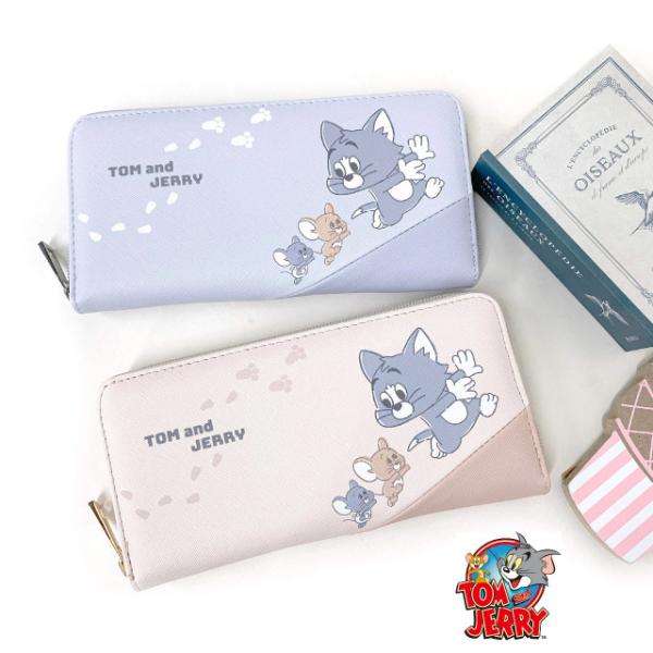 トム＆ジェリー 財布 長財布 キッズ 長さいふ お財布 高校 中学 レディース財布 シンプル 小学生...
