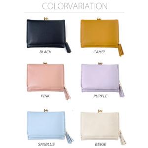 レディース 財布 がま口 高校生 財布 女子 ...の詳細画像3