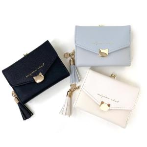 ミニ財布 高校生 財布 キッズ 女子 三つ折り オシャレ