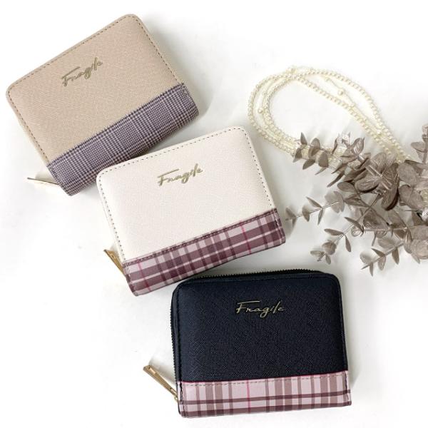 ミニ財布 高校生 財布 キッズ 女子 二つ折り オシャレ ミニ 小学生 中学生 プチプラ 韓国 コン...