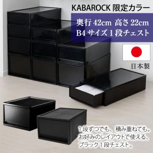 (2個セット特価) 収納ボックス 引き出し 黒...の詳細画像1