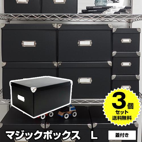 (3個セット特価) マジックボックス roomonize L RMX-002 収納ボックス 衣装ケー...