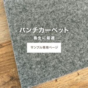 【サンプル専用ページ】パンチカーペット リック養生パンチ YPグレー（カットサンプル）