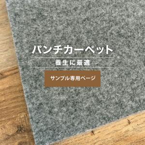 【サンプル専用ページ】パンチカーペット リック養生パンチ YPグレー（カットサンプル）