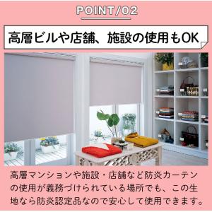 ロールスクリーン オーダー 防炎タイプ ロール...の詳細画像3