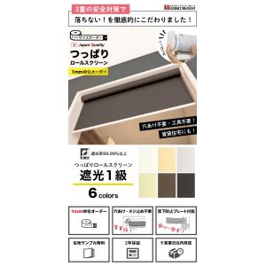 つっぱり ロールスクリーン ロールカーテン オ...の詳細画像1