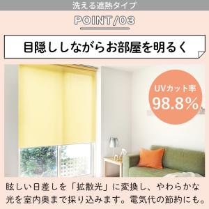 ロールスクリーン ロールカーテン オーダー 洗...の詳細画像4