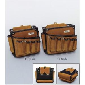 KLASS 腰袋 ワイド 本革 (極東産機) 11-8175 ダメージブラウン : 壁紙