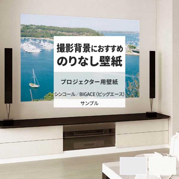 壁紙 サンプル A4 壁紙クロス 塗り壁調 無地 シンプル プロジェクターシンコール DIY 壁紙の...