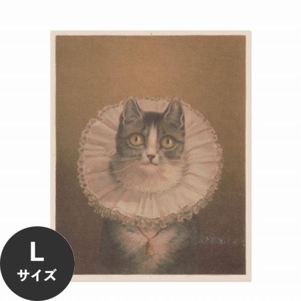 はがせる アートポスター インテリア Lサイズ 70×90 イラスト 猫 ネコ 大きい 賃貸OK 水...