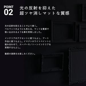ペンキ 水性塗料 黒 ブラック イマジン ブラ...の詳細画像3