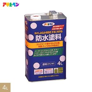 アサヒペン 塗料 アクリル樹脂塗料 防水塗料 1L 透明（クリア