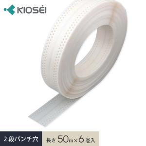 KLASS 極東産機 クロス下地 コーナーテープ V-FIT 糊付 3列穴 巾53mm