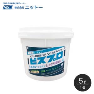 パテ ビス頭用 ペーストタイプ ニットー ビスプロ 5L/缶｜kabegamiyasan