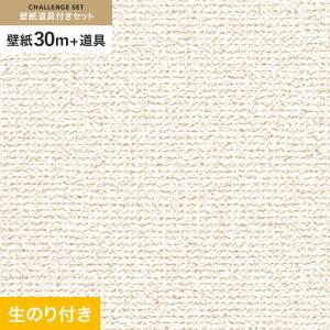 壁紙 クロス のり付き チャレンジセット (スリット壁紙90cm巾+道具) 30m RM-820｜kabegamiyasan