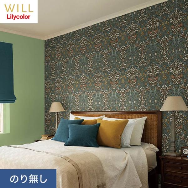 壁紙 クロス のり無し リリカラ WILL V&amp;A Blackhorn 巾93cm LW-79