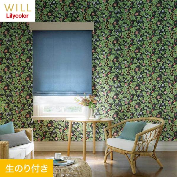 壁紙 クロス のり付き リリカラ WILL V&amp;A Leicester 巾93cm LW-80