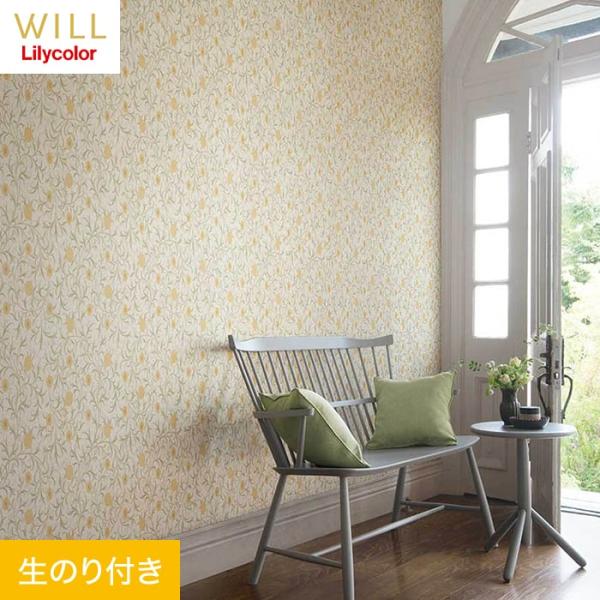 壁紙 クロス のり付き リリカラ WILL V&amp;A Scroll 巾92.5cm LW-81