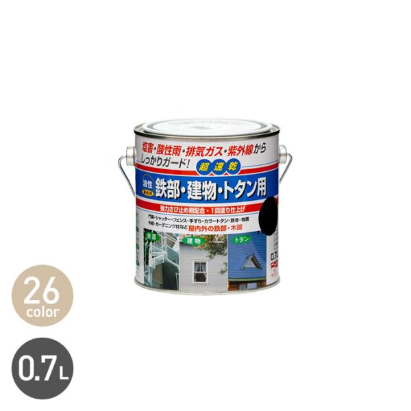 塗料 多用途塗料 鉄部・建物・トタン用 0.7L