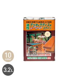塗料 油性デッキ＆ラティス 3.2L*01/08__np-obdl-320-