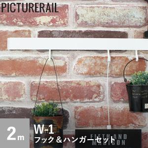 ピクチャーレール TOSO W-1 フック＆ハンガー 2mセット